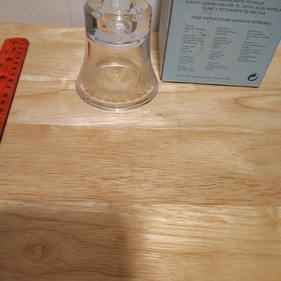 PartyLite 3" Clarity Votive/Taper/Tealight Candle Holder - Picture 5 of 5